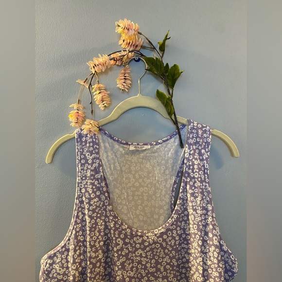 NWT Purple floral tank top - Picture 4 of 6